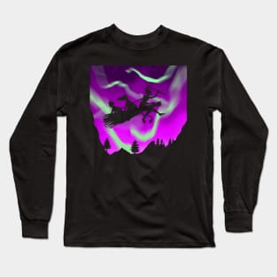 Krampus Lights Long Sleeve T-Shirt